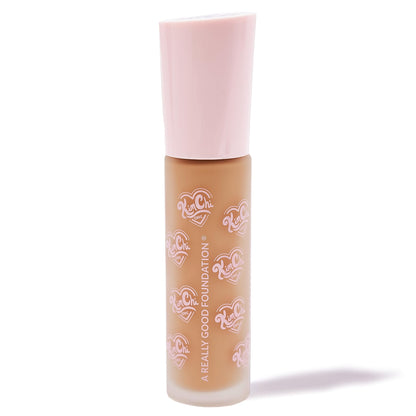 Kimchi Chic A Really Good Foundation – Medium to Full Coverage, Lightweight, Vegan & Cruelty-Free (114M Neutral Undertones)