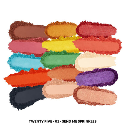 Kimchi Chic Twenty Five Eyeshadow Palette – 25 Matte & Shimmer Shades | Cruelty-Free & Vegan