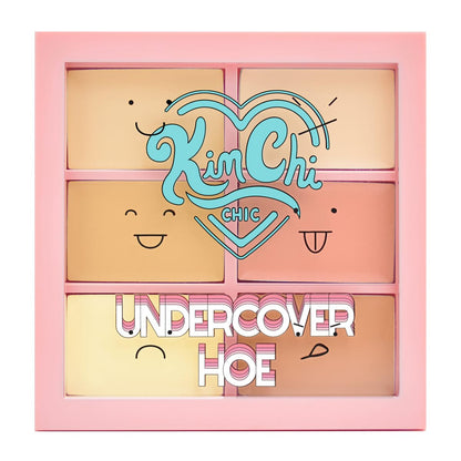 Kimchi Chic Undercover Hoe Corrector Palette – Full Coverage Concealer, Long-Wearing, Cruelty-Free, Light 0.25oz