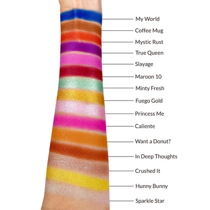 Kimchi Chic Beauty The Happy Palette - You Make Me Happy | Bold, Long-Lasting Eyeshadows