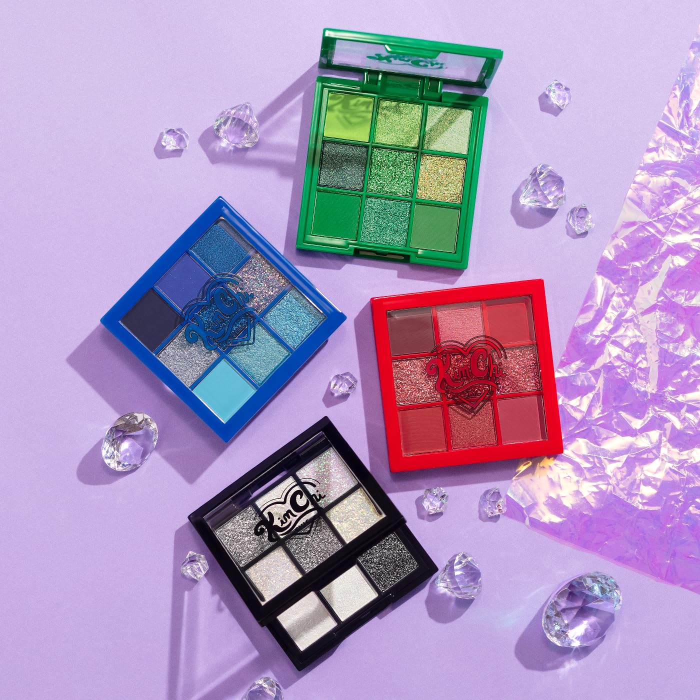 KimChiChic Beauty Jewel Collection Eyeshadow Palette – Matte & Glitter