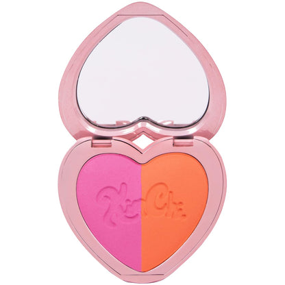 KimChiChic Beauty Thailor Blush Duo (Mercedes R) – Heart-Compact with Mirror