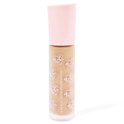 KimChiChic Beauty A Really Good Foundation | Medium to Full Coverage | Lightweight, Long-Lasting | Vegan & Cruelty-Free | 1.0 fl oz | 109L Light + Warm Undertones