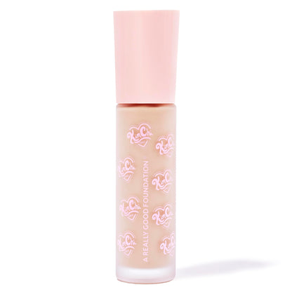KimChiChic Beauty A Really Good Foundation – Medium to Full Coverage, Lightweight, 101L Very Fair + Neutral Undertones