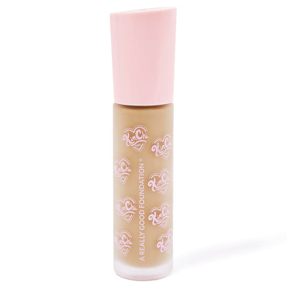 KimChiChic Beauty A Really Good Foundation – Medium to Full Coverage, Lightweight, Vegan & Cruelty-Free (1.0 fl oz, 106L Light + Neutral Undertones)