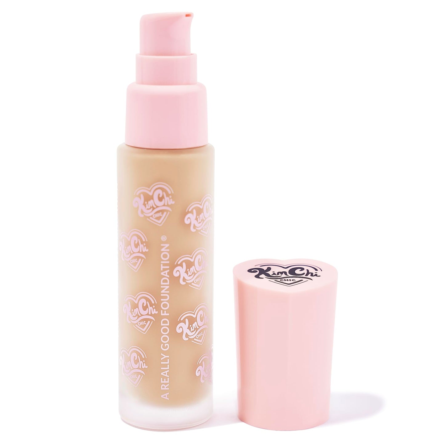 KimChiChic A Really Good Foundation – Medium to Full Coverage, 104L Fair and Warm Olive