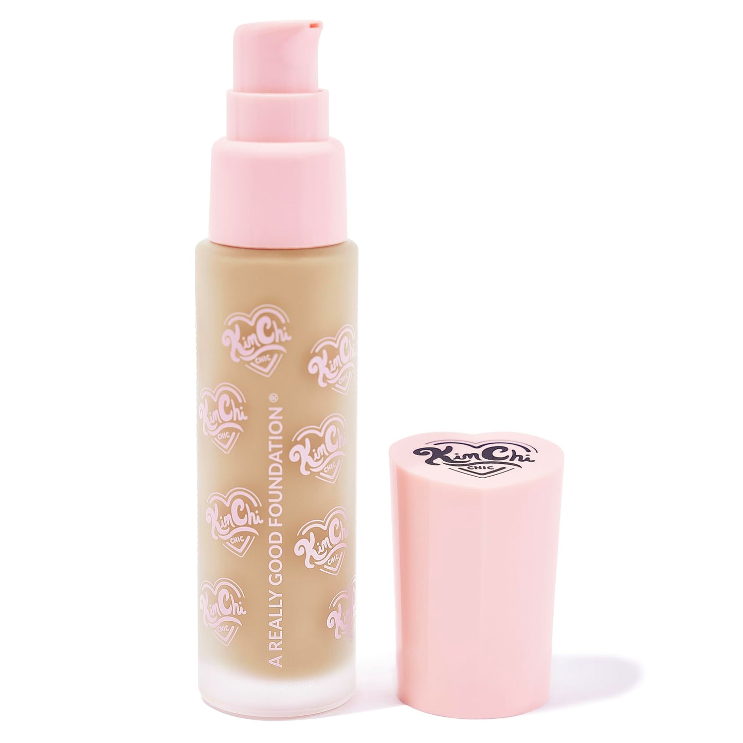 KimChiChic Beauty A Really Good Foundation – Medium to Full Coverage, Lightweight, Vegan & Cruelty-Free (1.0 fl oz, 106L Light + Neutral Undertones)