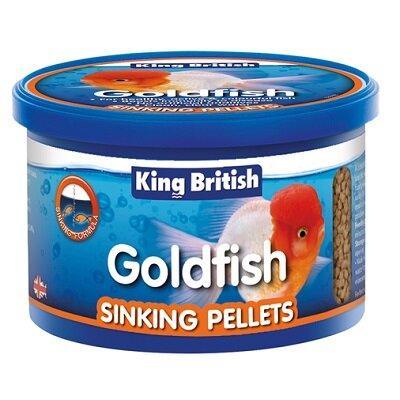 King British Goldfish Sinking Pellets 140g