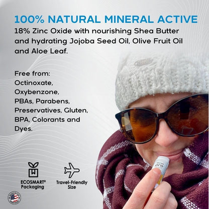 KINeSYS Pro Sport Lip Balm SPF30 – Clear, Water-Resistant Lip Care for Outdoor Activities (Pack of 2)