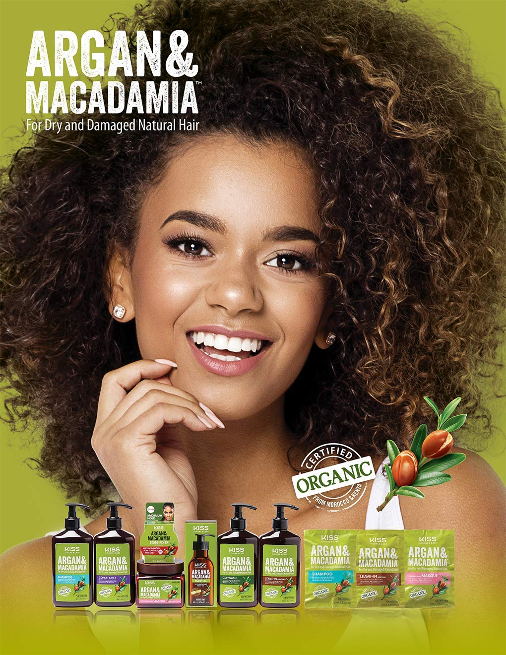 KISS Argan & Macadamia Edge Fixer – 24HR Hold, 67mL, 2-Pack