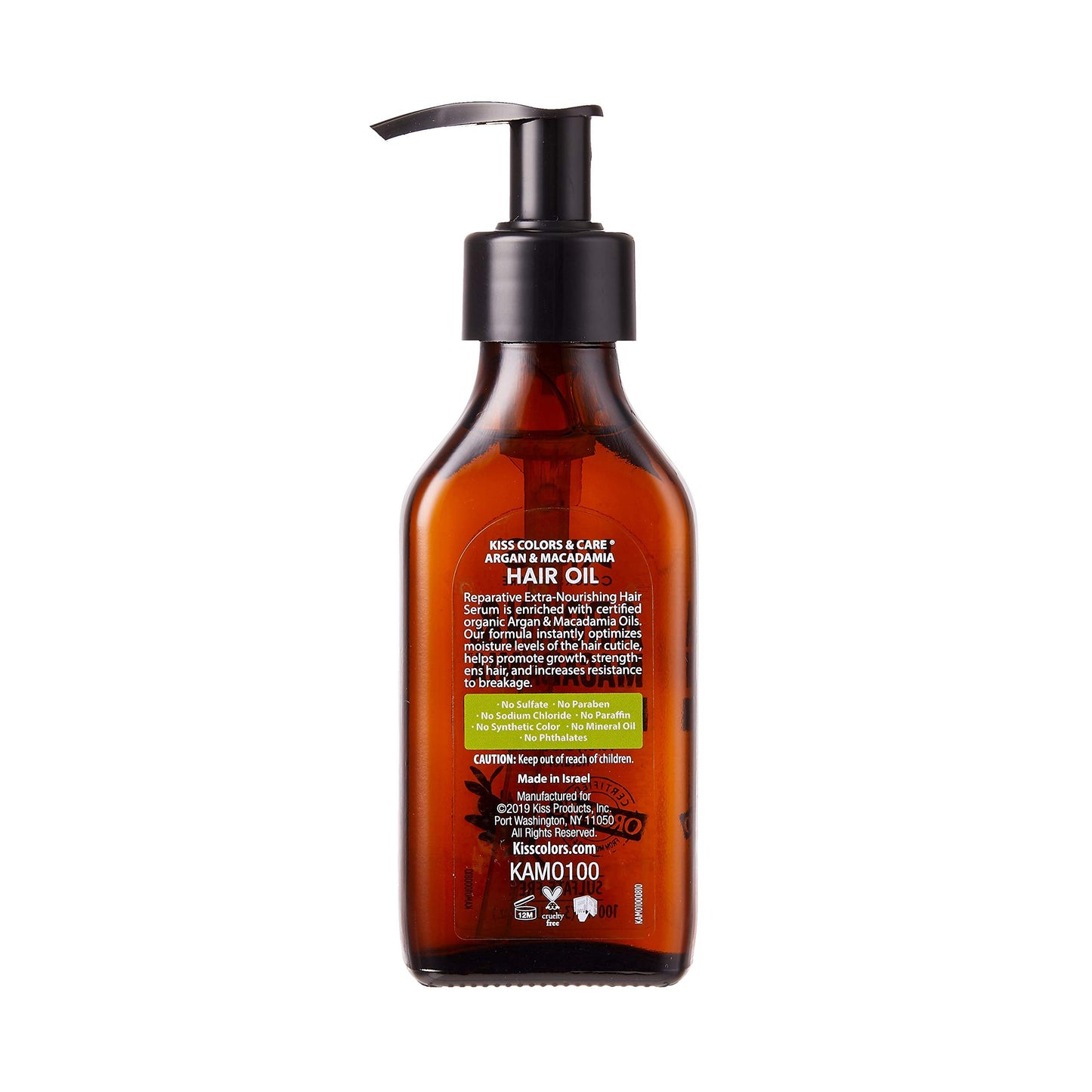 KISS Argan & Macadamia Reparative Hair Oil Serum 100mL