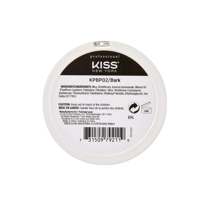KISS NEW YORK Pro Touch Glow & Bronze Poudre – Visage et Corps, Teinte Profonde KPBP02