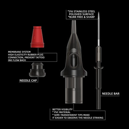 Kiss of Dragon Tattoo Kit — Wireless Tattoo Machine, 2400mAh Battery, 20 Cartridges, Ink & Practice Skin