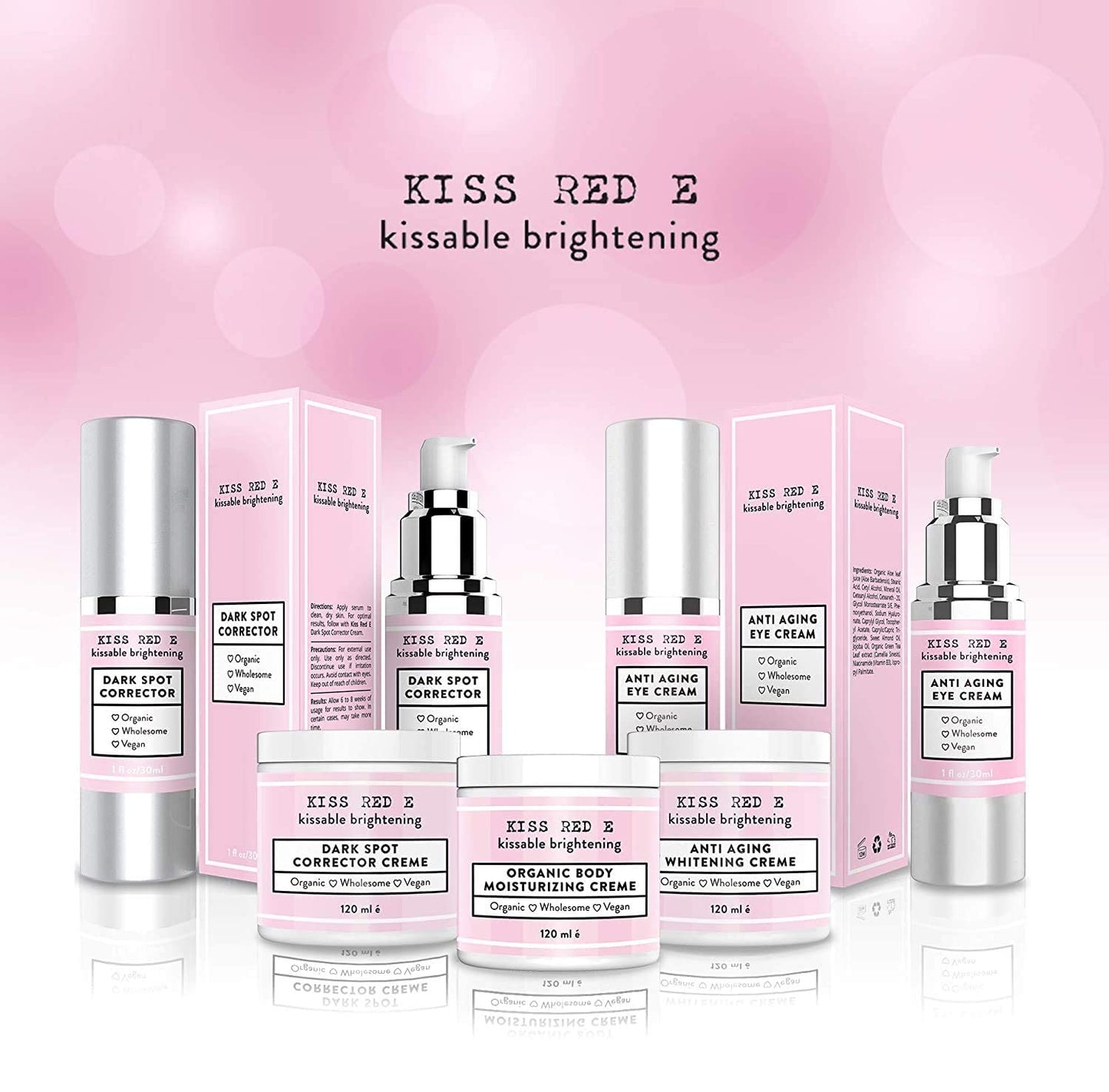 Kiss Red E Dark Spot Corrector for the Face – 4 oz Age Spot Remover Cream