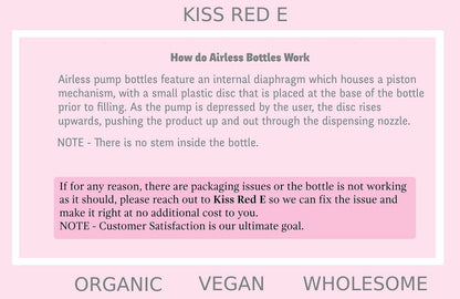 Kiss Red E Anti Aging Eye Cream – Vegan, Hydrating Eye Care for Dark Circles & Wrinkles – 1 oz