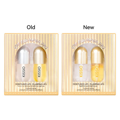 KISSIO Lip Plumper Duo – Day & Night Hydration, 11ml