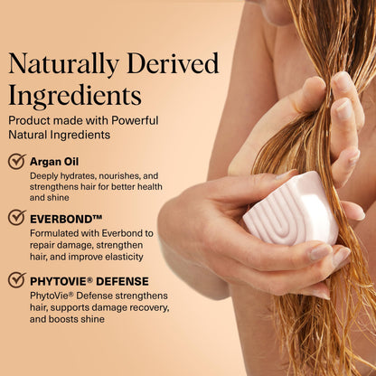 Kitsch Argan Oil Conditioner Bar – Repair Damaged Hair, Anti-Frizz, 2.7 oz – Paraben/Sulfate/Silicone-Free – Made in USA