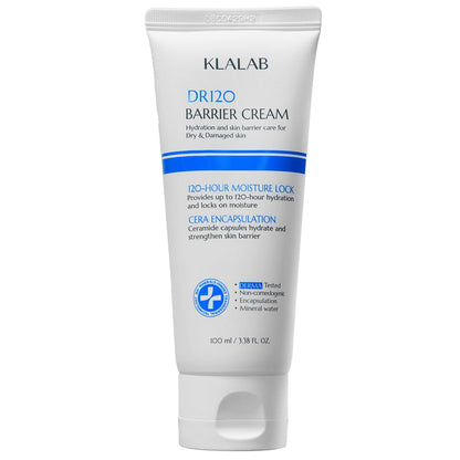 KLALAB DR120 Barrier Cream – 120-Hour Hydration with 5-Ceramide Complex & Hyaluronic Acid