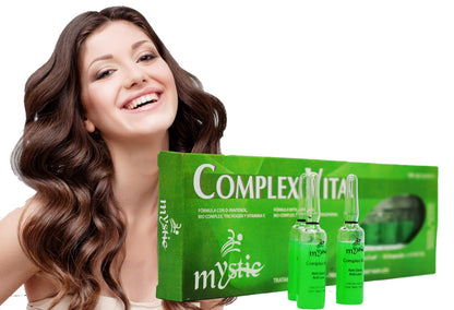 Kleravitex Mystic Complex Vital Ampoules for Hair Loss & Thinning – Biotin Bio-Complex & Tocopherol (Pack of 10)