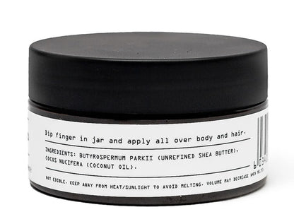 KM KAEME Unscented African Shea Butter | Fragrance-Free Skin & Hair Moisturizer 3.4oz
