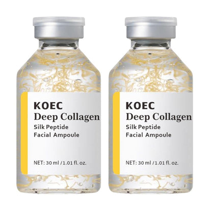KOEC 2PCS Deep Collagen Silk Ampoule Set – Hydration & Firming Serum