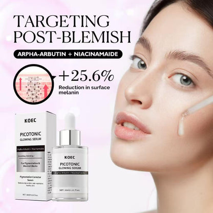 KOEC Pink Toning Skin Booster – Pink Spicule Serum + Picotonic Glowing Ampoule Duo