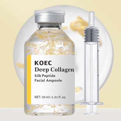 KOEC Deep Collagen Silk Peptide Ampoule Serum – Intensive Lift, Hydration & Smoothing