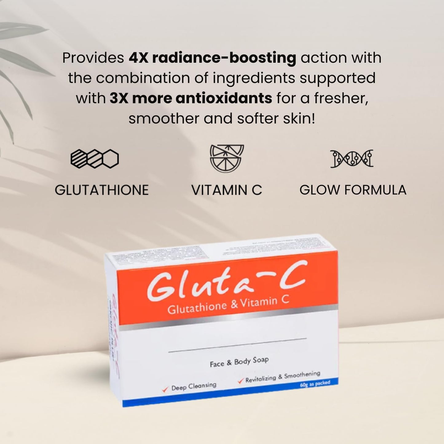 Kojic Plus+ Face & Body Soap – Deep Cleansing & Skin Rejuvenation (60g x 3)