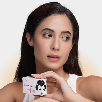 Kojie San Skin Brightening Soap – Kojic Acid Bars with Coconut & Tea Tree (135g x 3)