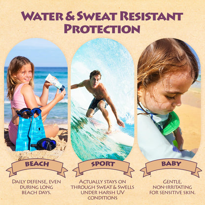 Kokua Sun Care Hawaiian Sunscreen SPF 50 | Mineral, Reef Safe, 3 oz