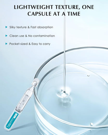 KOMFYMED Recombinant Collagen Restoration One-Day Serum – 4 Collagen Types, Ectoin, Hydration, 30 Single-Use Vials