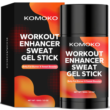Komoko Fat Burning Sweat Gel Stick – Pre-Workout Sweat Enhancer (3.5 oz)