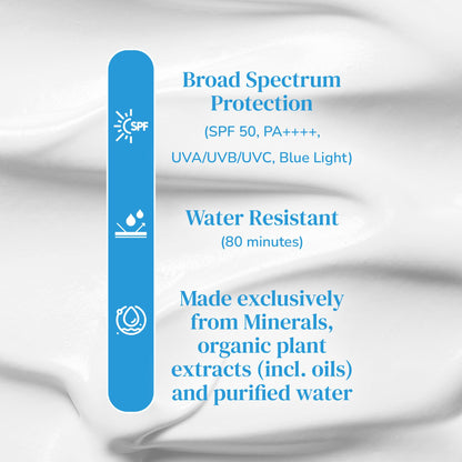 Koobarra Mineral Face Sunscreen SPF 50 | Tinted Zinc Oxide + Hyaluronic Acid | Australian Made