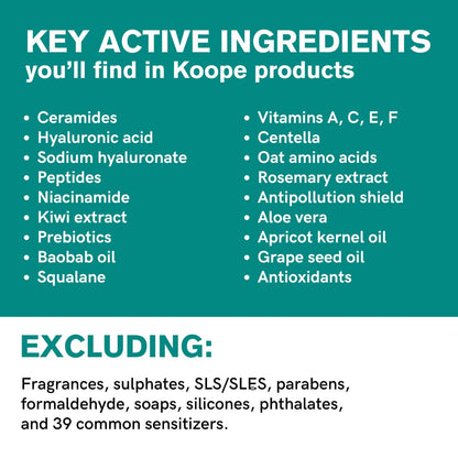 Koope Heavyweight Face Cream – Deep Hydration for Dry Skin (Peptides, Ceramides) – Vegan