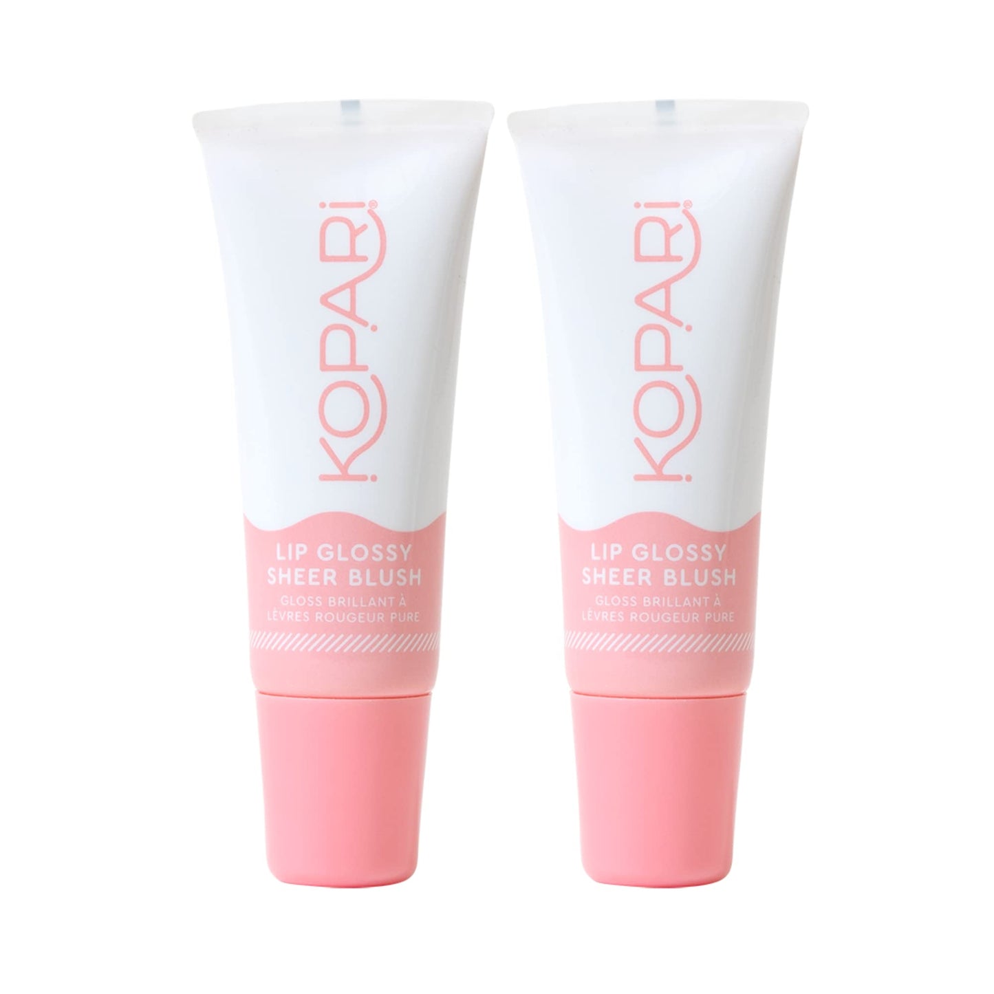 Kopari Sheer Blush Lip Glossy 2pk – Soft Tint & Shine