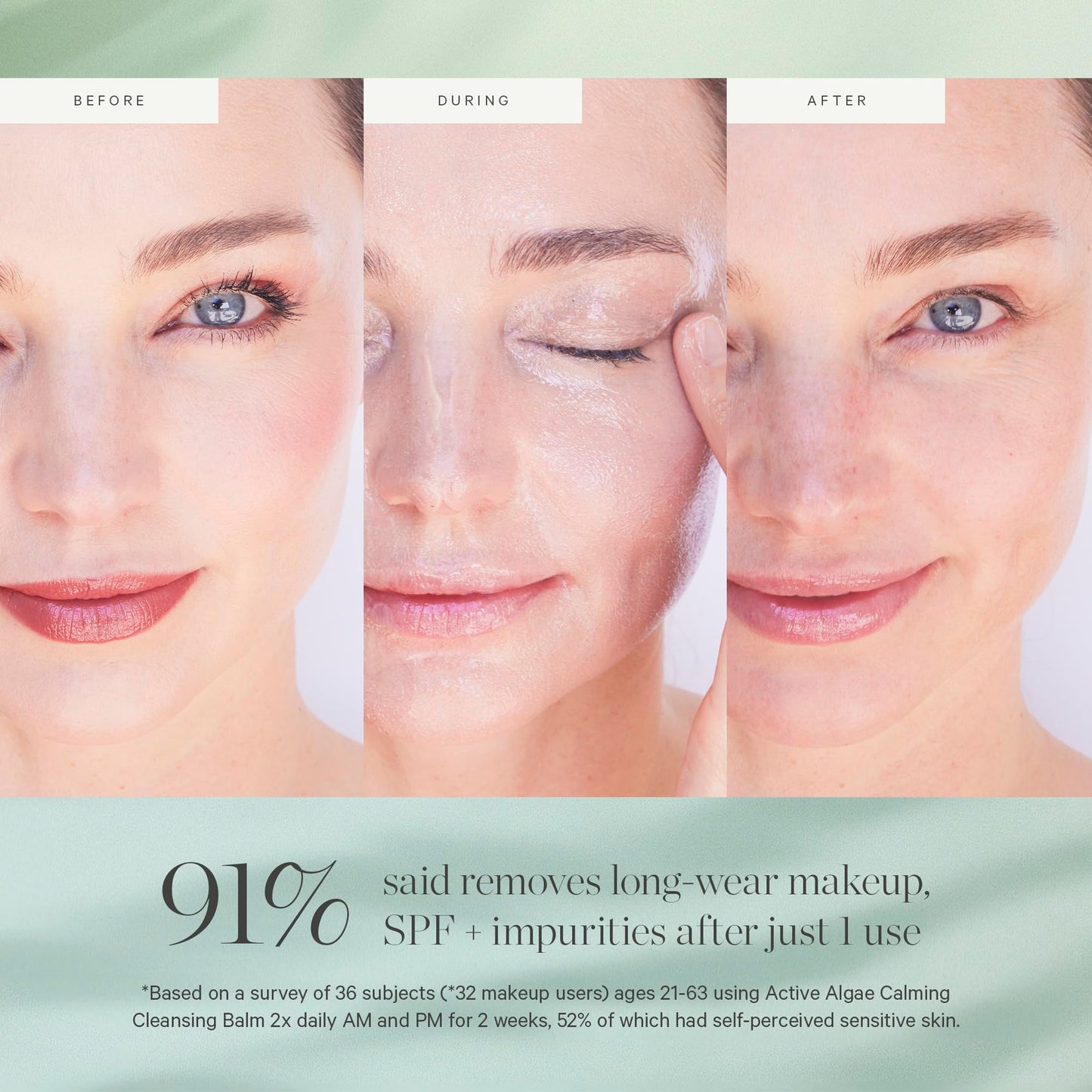 KORA Organics Active Algae Calming Cleansing Balm – Redness & Blemish Balancing Cleanser