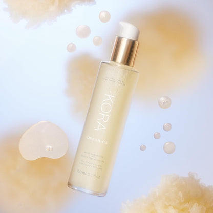 KORA Organics Milky Mushroom Oil Cleanser – Cleanse & Nourish, Certified Organic, 5.07 oz