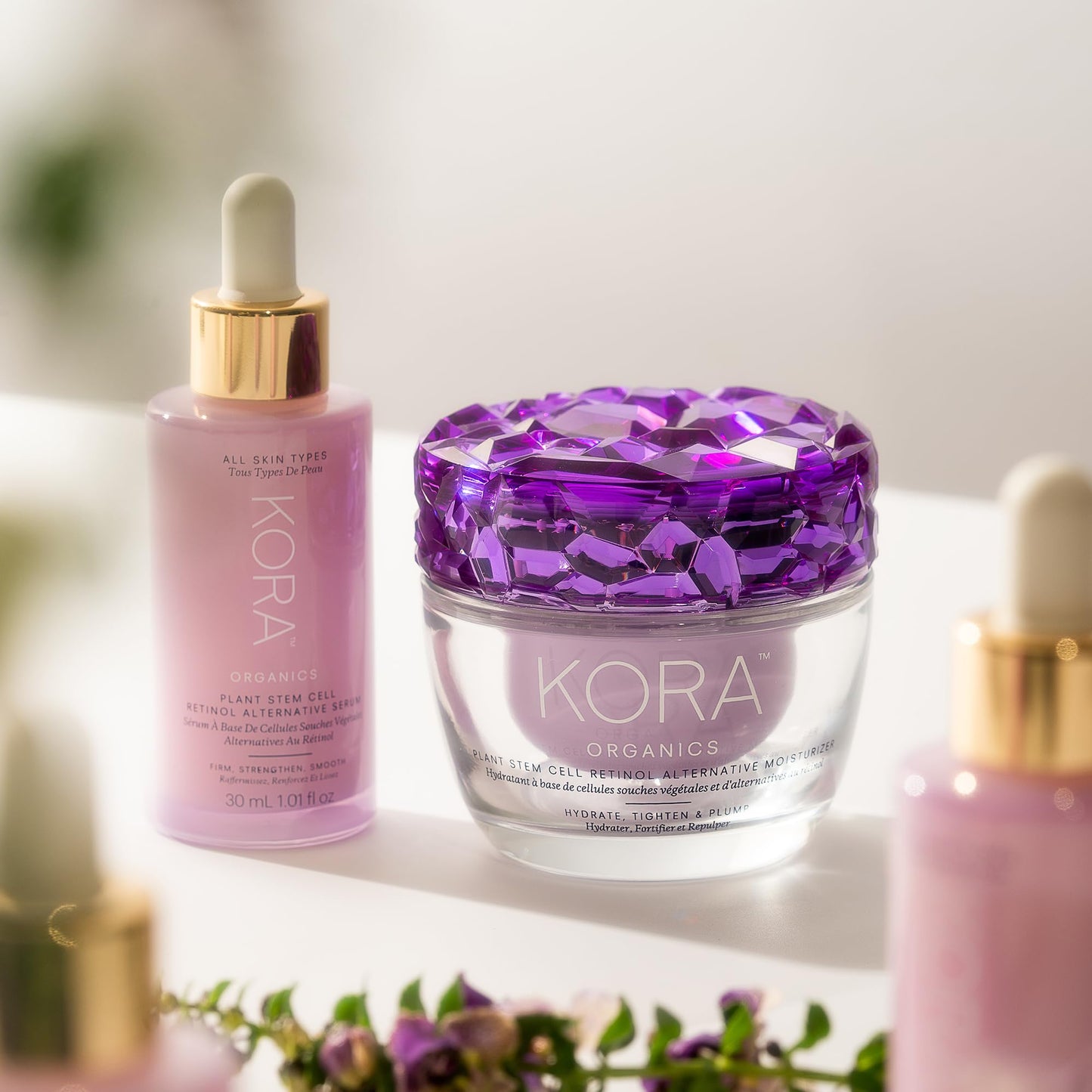KORA Organics Plant Stem Cell Retinol Alternative Moisturizer – Hydrating & Firming Facial Cream