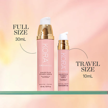 KORA Organics Kakadu Plum Vitamin C Serum – Antioxidant Facial Serum with Hyaluronic Acid