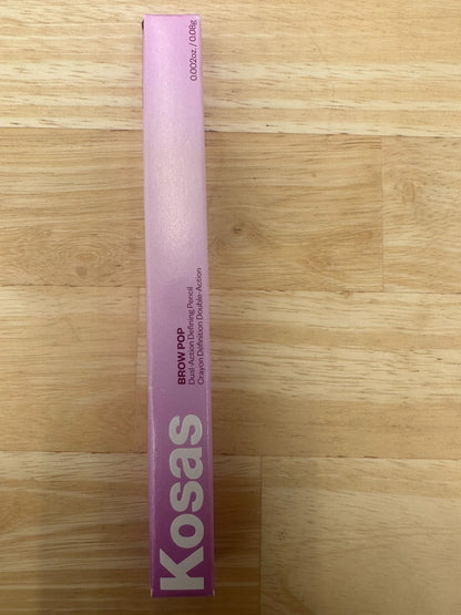 Kosas Brow Pop - Longwear Eyebrow Pencil, Medium Chocolate Brown