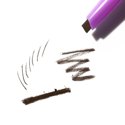 Kosas Brow Pop - Longwear Dual-Sided Eyebrow Pencil with Castor Oil | Dark Brown