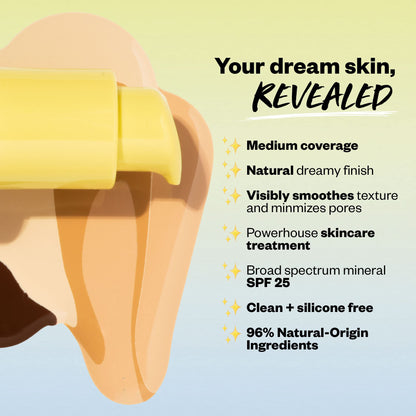 Kosas Revealer Foundation SPF 25 | Hydrate, Brighten, Soothe | Medium Neutral Warm 230