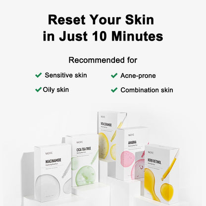 KOSBEAUTY NACIFIC Face Masks – Premium 10-Sheet Variety Pack for All Skin Types | Hyaluronic Acid, Ceramide & Vitamins