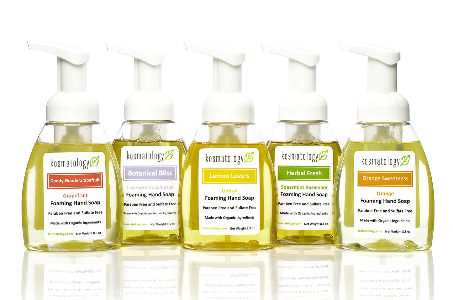 Kosmatology Herbal Fresh Spearmint Rosemary Organic Foaming Hand Soap | 8.5 fl oz