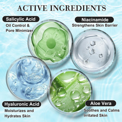 Koxvic Skin Care Set for Teens & Women | Hydration, Oil Control & Pore Refinement | Travel-Size Kit