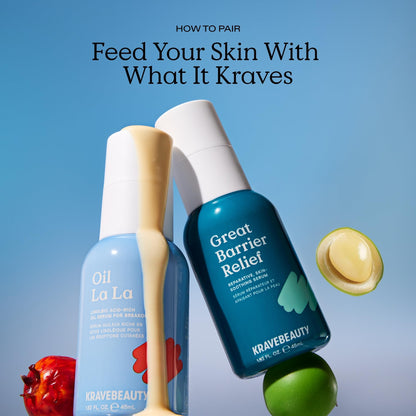 KraveBeauty Great Barrier Relief Serum – Barrier Repair with Tamanu Oil (Vegan)