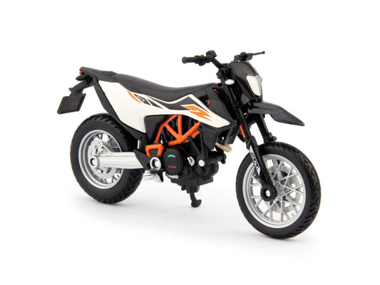 KTM 690 SMC R white - 1:18 Scale Motorbike Model