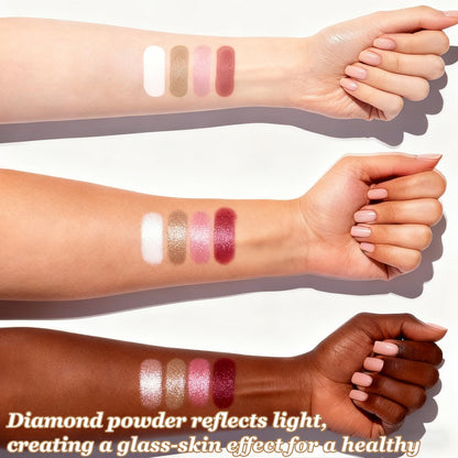 Kubot Eye & Cheek Palette – 4-in-1 Eyeshadow, Blush, Contour & Highlighter Kit