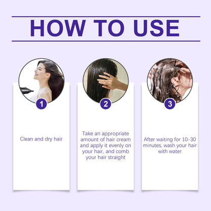 KUHSE Liss Alisado — At-Home Hair Smoothing Treatment for Silkier, Straighter Hair (Lavender)