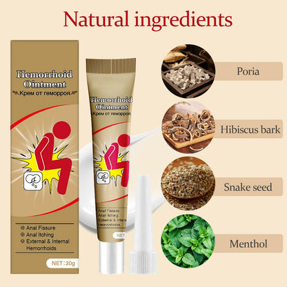 Kunnozz Hemorrhoid Cream – Natural Herbal Ointment for External Relief (20g)